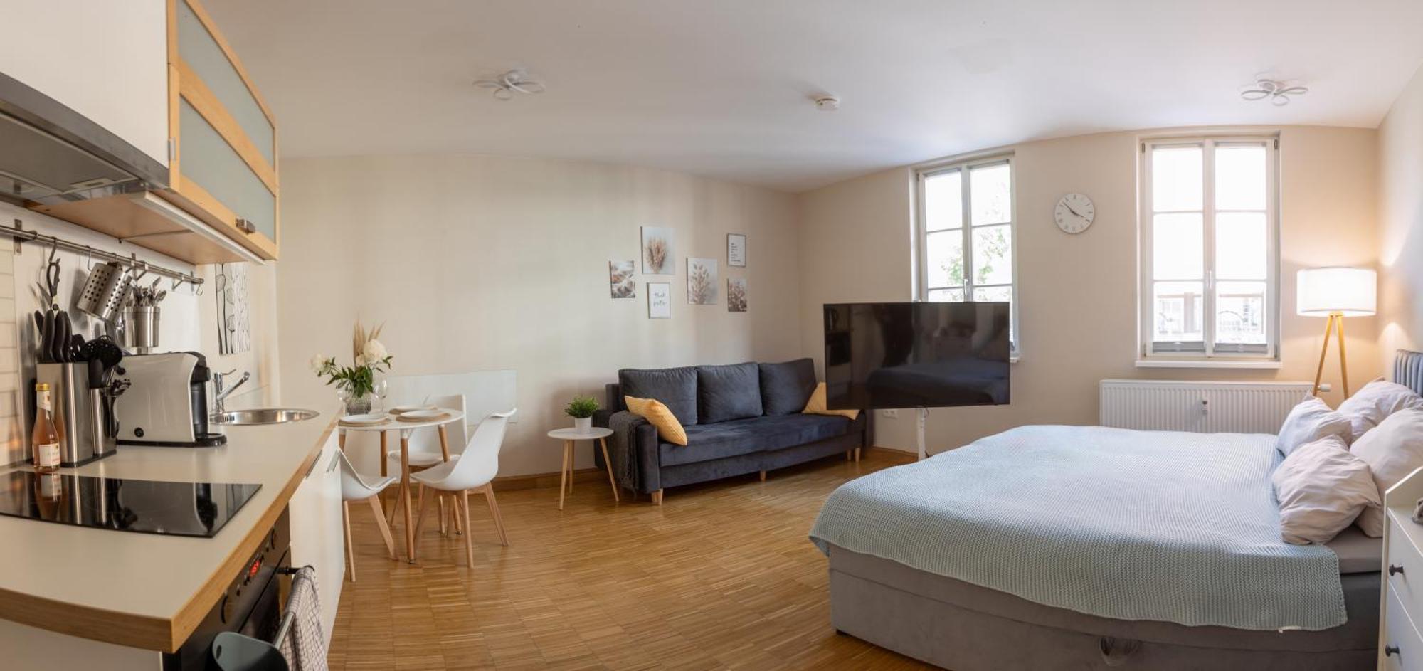 Ein Gemuetliches Studio Mit Netflix Im Zentrum Bahnhofsnaehe Coburg Bagian luar foto