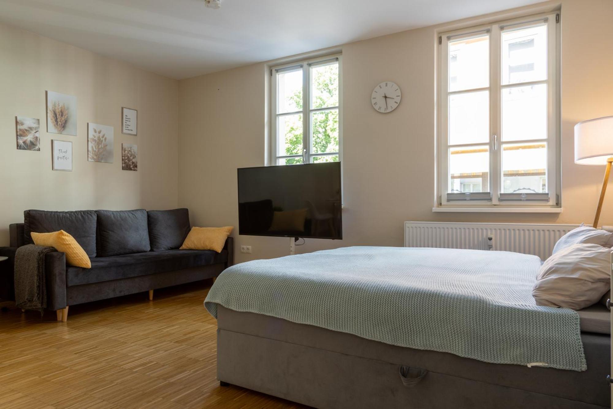 Ein Gemuetliches Studio Mit Netflix Im Zentrum Bahnhofsnaehe Coburg Bagian luar foto